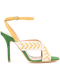 cross-over stiletto sandals 
