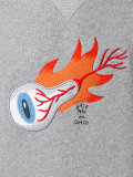 eyeball print sweatshirt 