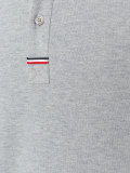 striped detail polo shirt