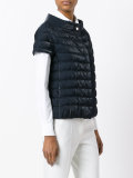 short sleeve puffer jacket