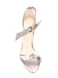 metallic stiletto sandals 
