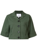 cropped button-up jacket