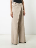 wrap waist palazzo pants 