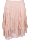 frayed edge skirt