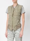 reversible quilted gilet