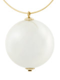 large hoop pearl earrings