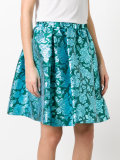 roses jacquard skirt