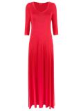v-neck long evening dress