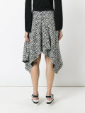asymmetric patterned skirt