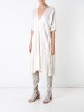 v-neck dress