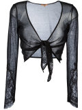 cropped cardigan