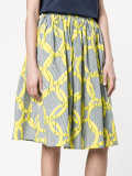 circle printed skirt