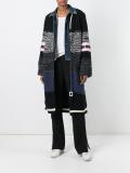 striped cardi-coat