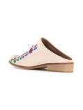 embroidered mules