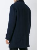 contrast collar coat
