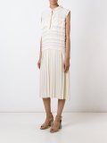 pleated dress