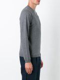 neck contrast jumper