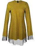 mesh overlay dress