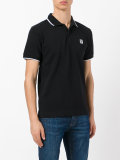 embroidered logo polo shirt
