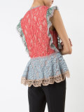 peplum lace blouse