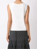 round neck knit blouse