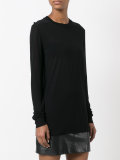 sheer knitted top