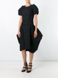 puff-ball jacquard dress 