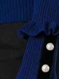 ruffled turtleneck jumper