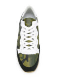 camouflage lace up sneakers