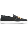 embroidered toe sneakers