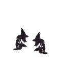 double bird earrings