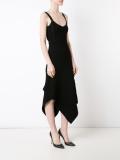 asymmetric pointy dress