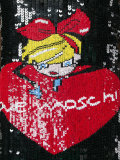 sequinned logo motif dress