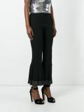 pleated hem pants