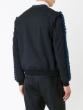 cube sleeve detail bomber jacket