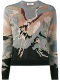 heron intarsia jumper