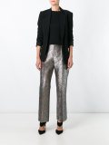 jacquard brocade trousers