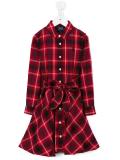 plaid shirt dress