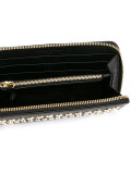 gold-tone stud embellished wallet