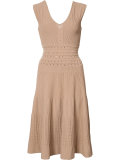 rib knit skater dress