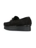 stitched platform loafers