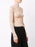 transparent knit jumper