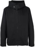 monkey print hooded jacket 