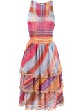 flared knit dress