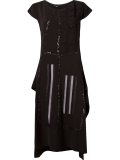 embroidered asymmetric dress