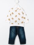 teddy bear print sweatshirt