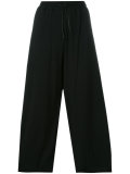 drawstring cropped trousers