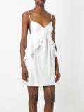 ruffle detail dress