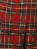 pleat front tartan trousers