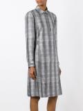 snakeskin graphic shift dress